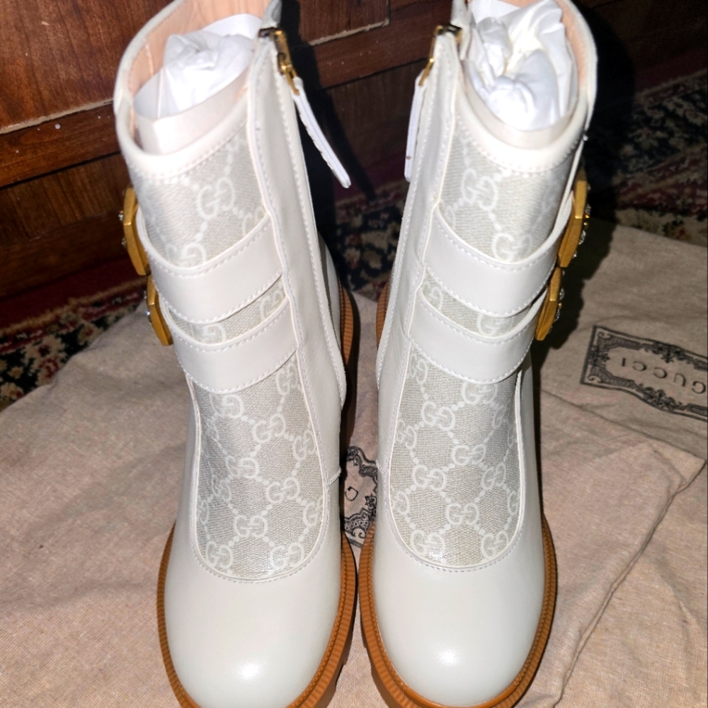 Gucci White Women's Boots